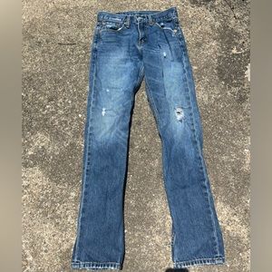 511 levi jeans, blue, size 29x32